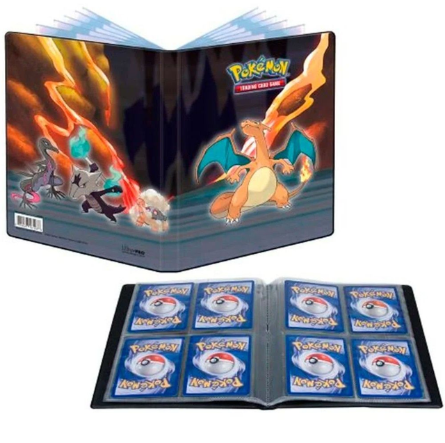 Portafolio para cartas Pokemon Scorching Summit de 4 bolsillos