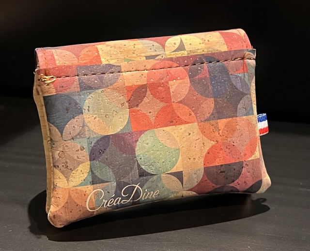 Porte monnaie double compartiment Grévin « Rainbow »