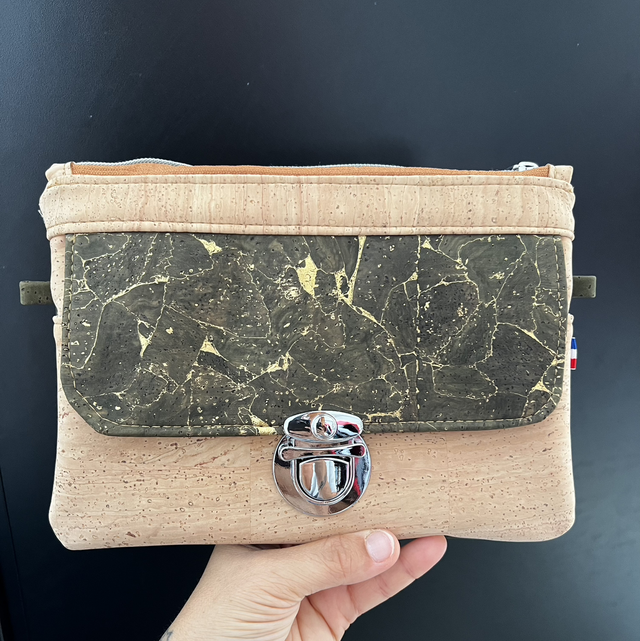 Sac rabat « kaki doré »