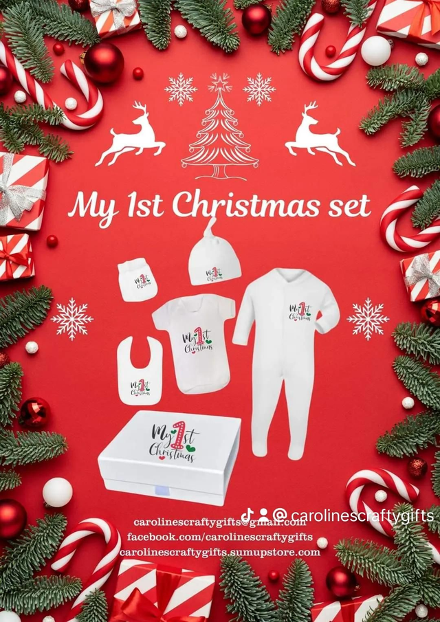 Baby's 1st Christmas set 