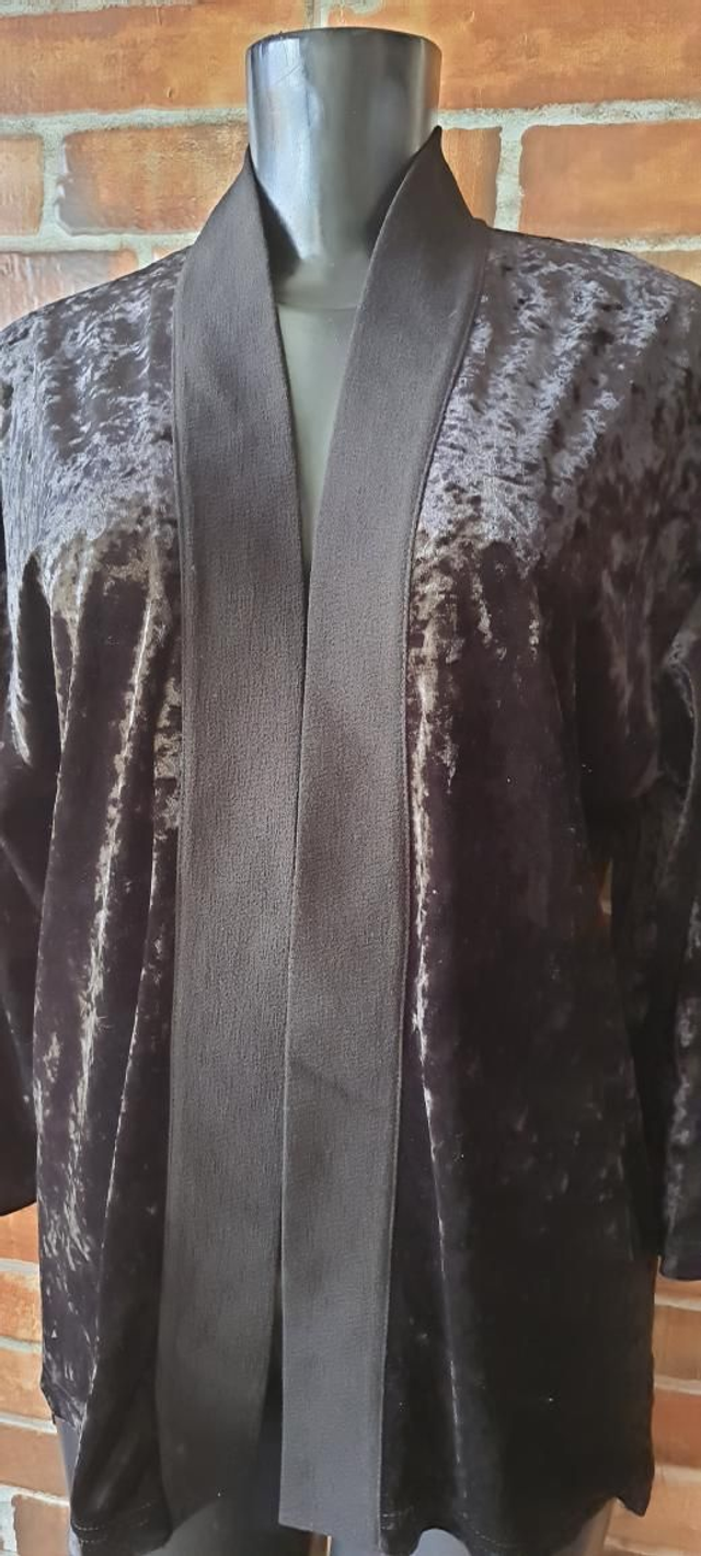 Blusa Preta Veludo, T/M