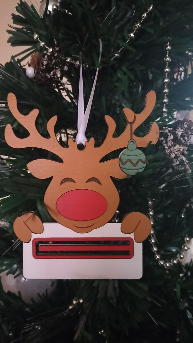 Carte à étrennes - Renne