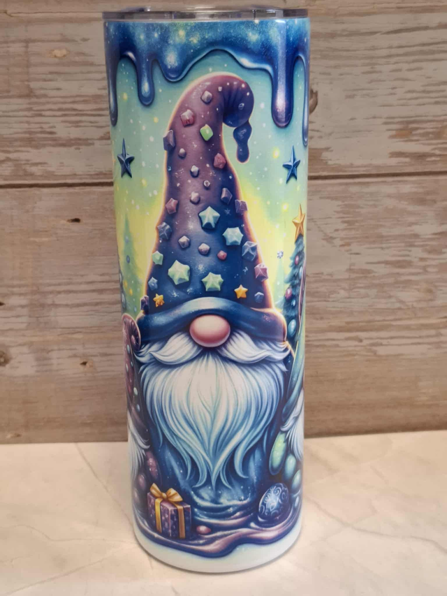 Gourde canette gnome de Noël