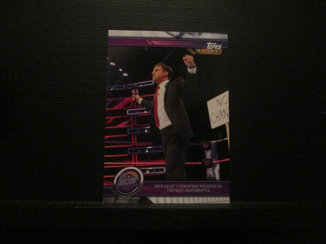 Drew Gulak's Powerpoint Presentation Continues Uninterruped - Champions Original Trading Card #43