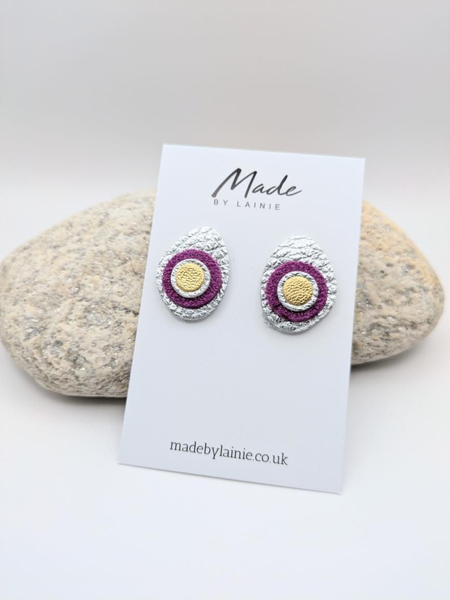 Pebble Stud Earrings (2)