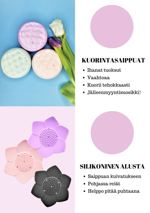 Lotus silikoninen saippua-alusta