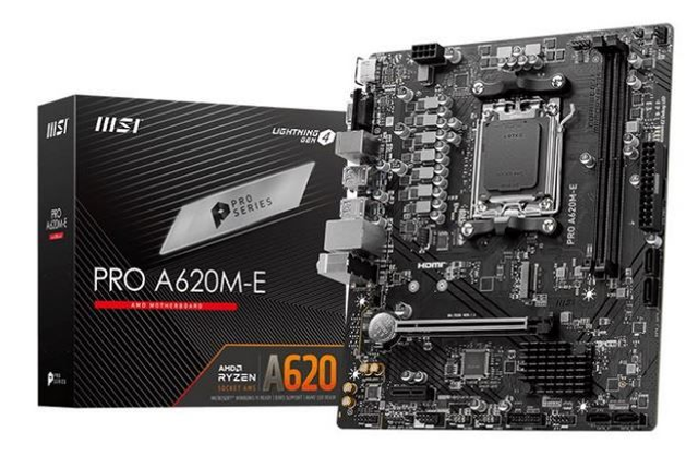 MSI AM5 PRO A620M-E M-ATX Motherboard