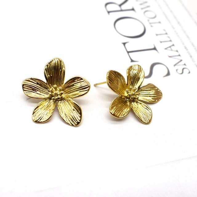 Boucles d’oreilles fleur 