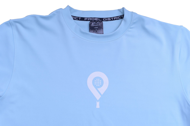 Padel District Shirt hellblau