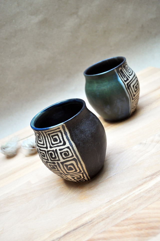 Oriental Patterned Cup