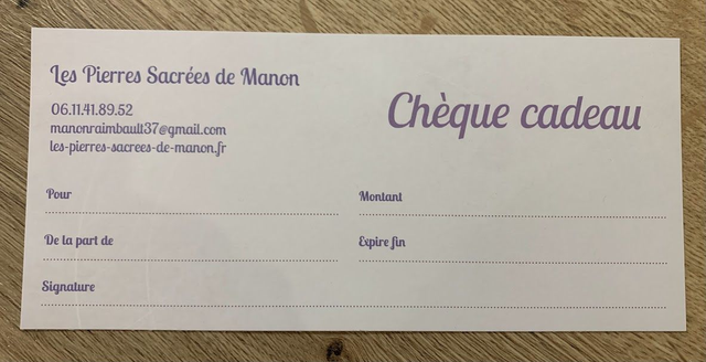 Chèque cadeau 50€