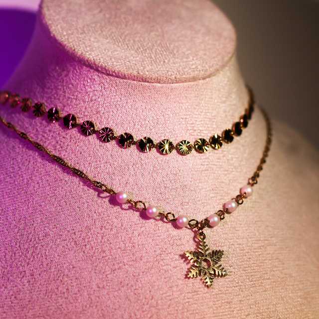 Collier « Éclat de Neige »