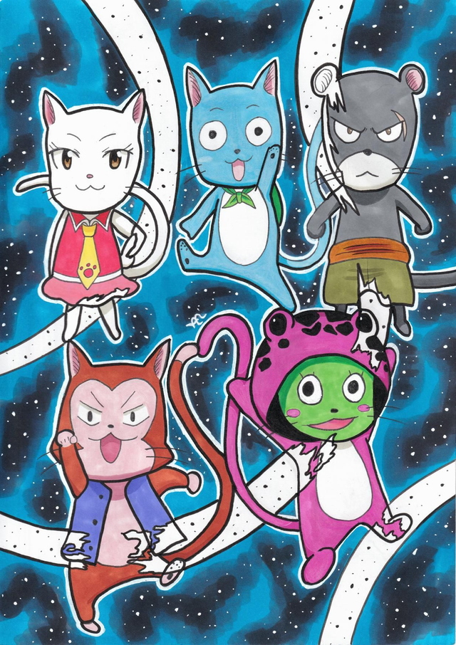 Fairy Tail - Happy - Exceeds