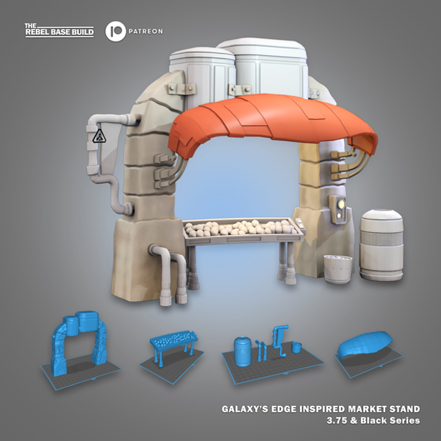 3D Printed Market Stall