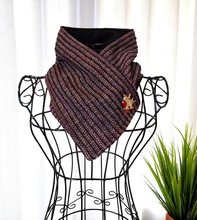 Muted Colours Cozy Wrap