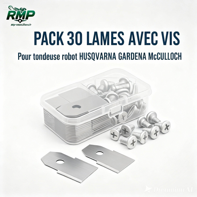 Coffret de lames pour HUSQVARNA, GARDENA et McCulloch