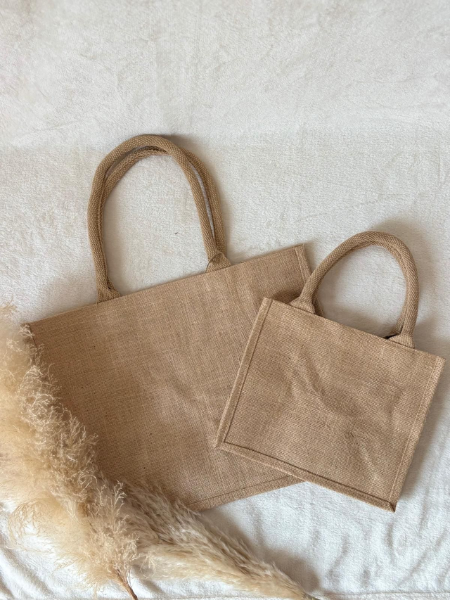 sac en toile de jute naturel à partir de