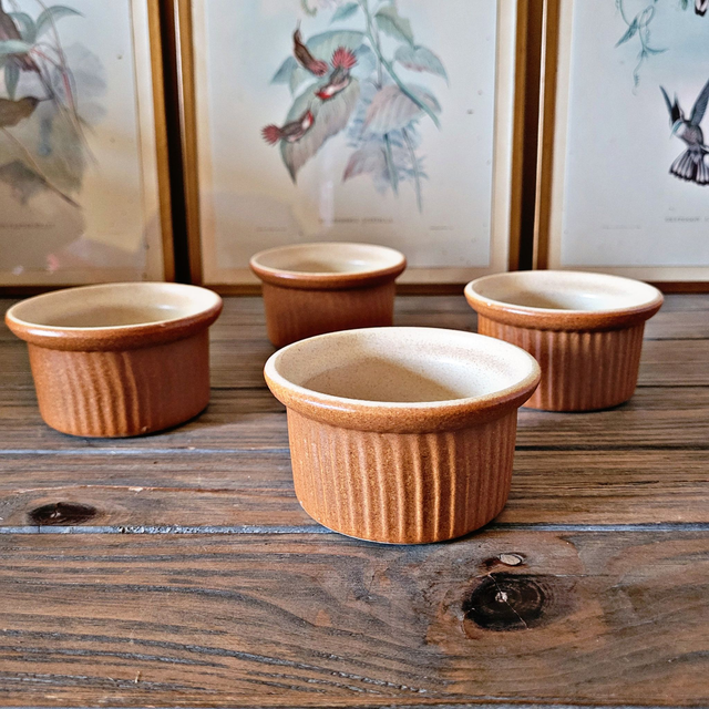 Ramequins vintage Émile Henry en grès (3+1 gratuit)