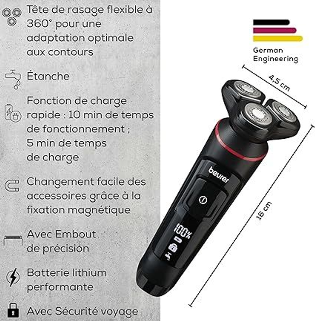 Beurer Rasoir rotatif MN8X 
