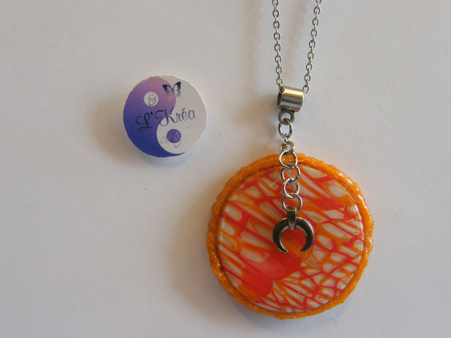 Rond Rouge/Orange/Blanc