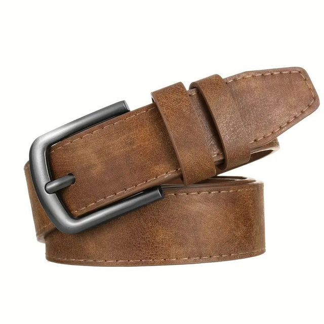 Ceinture pour Hommes avec Boucle Élégante 100cm marron