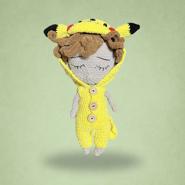 Mädchen im Pyjama