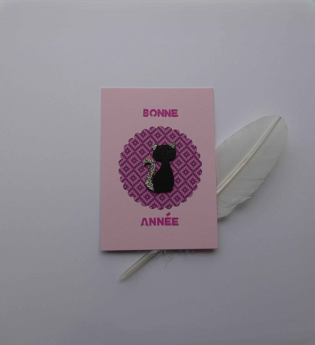 Le chat de la bonne année