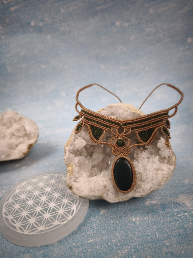 Collier aventurine verte 