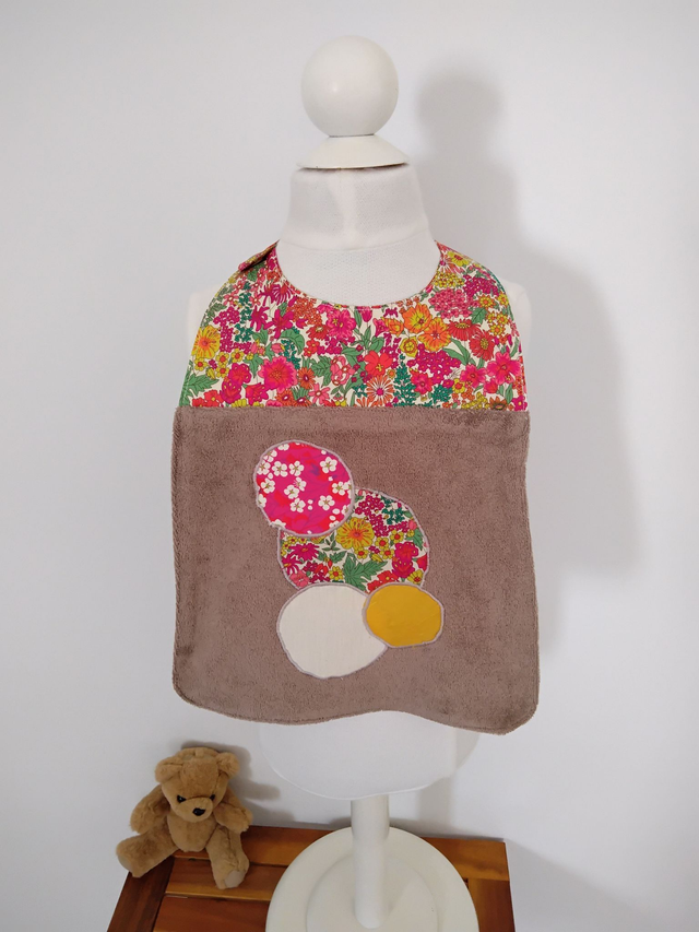 Bavoir Liberty Fleuri 