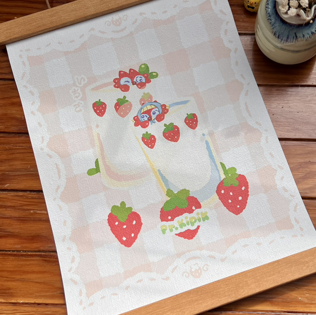 Toile - Club Fraise