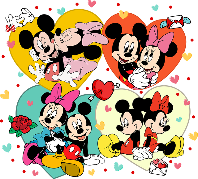Mickey &amp; Minnie DTF   