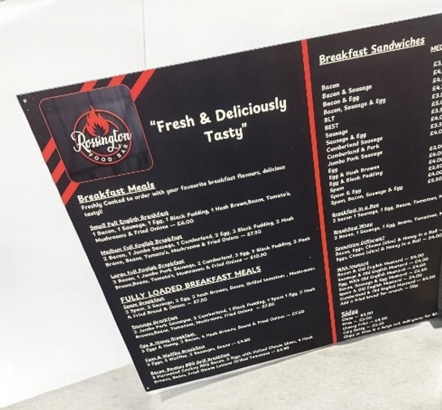 40x60cm dibond sign
