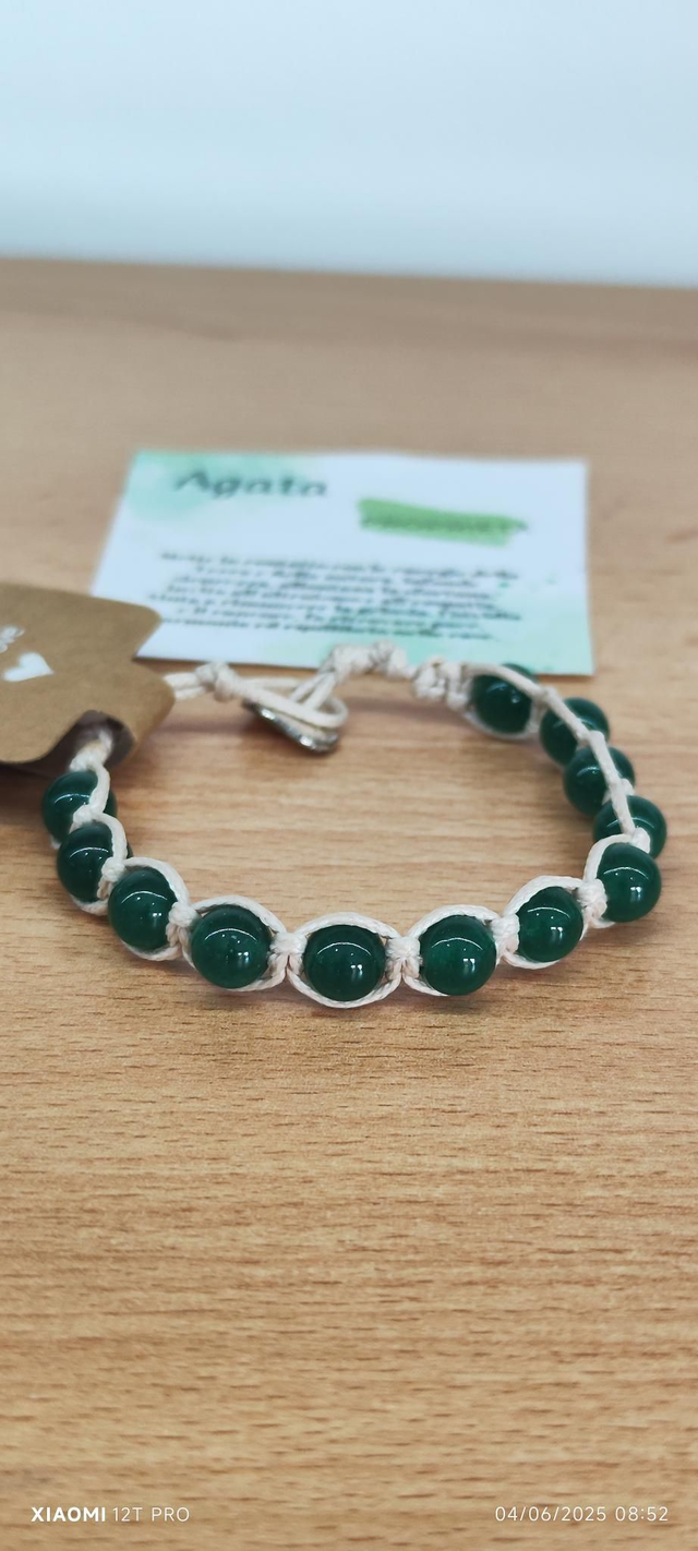 Agata con filo chiaro