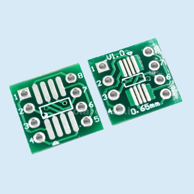 Placa Adaptadora Msop-8 Soic-8 Sop-8 Tssop-8 A Dip-8