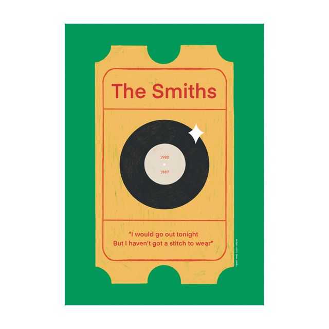 A3 Print - Music Token - The Smiths
