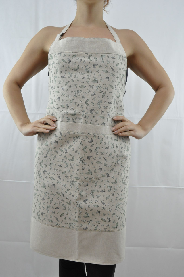 Small Green Leafs Apron