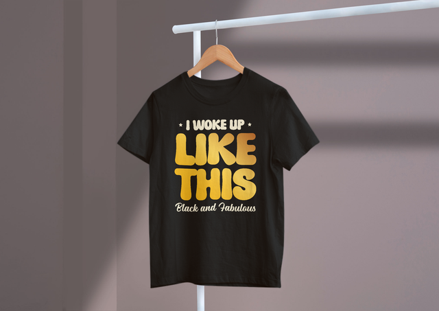 I Woke Up Like This Black And Fabulous Confidence Empowerment. Ich bin wie diese schwarze und fabelhafte Selbstvertrauensermächtigung aufgewacht