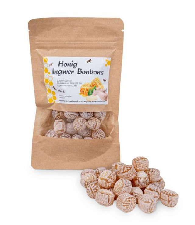 Honig Ingwer Bonbons – Würzig & leicht scharf