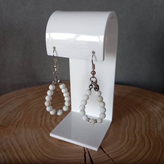 Boucles d&#039;oreille en Magnésite