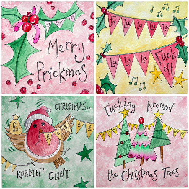 Pack of 4 Christmas Cards
