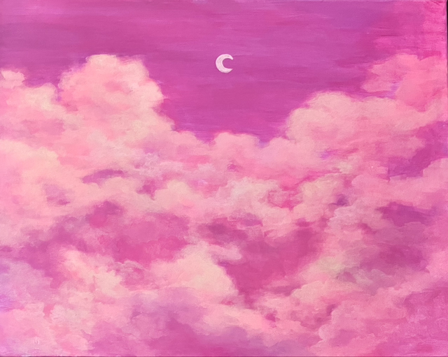 Nuages roses 