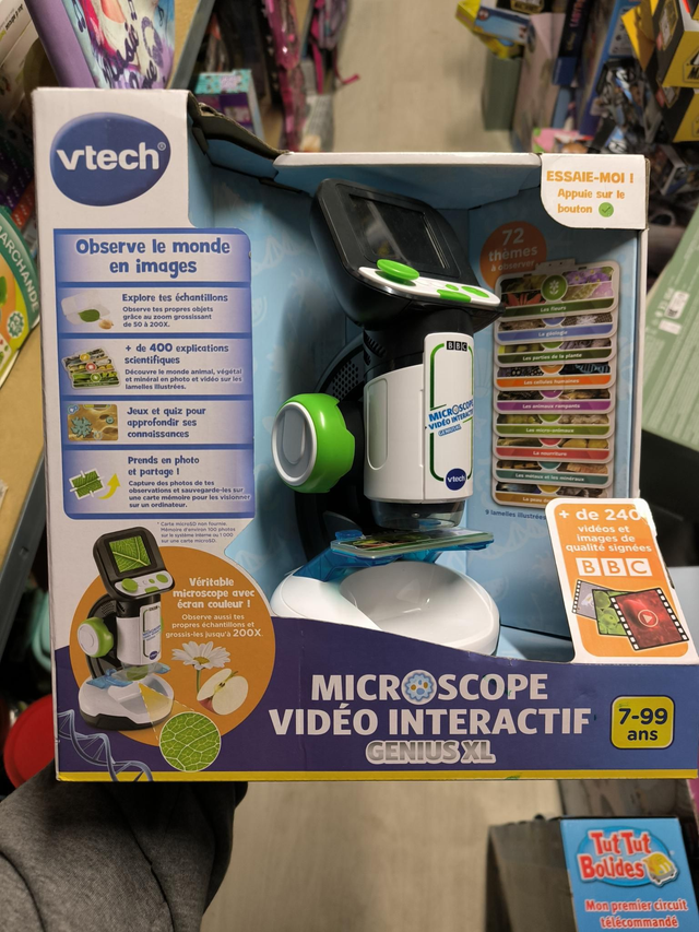VTECH MICROSCOPE VIDÉO INTERACTIF 