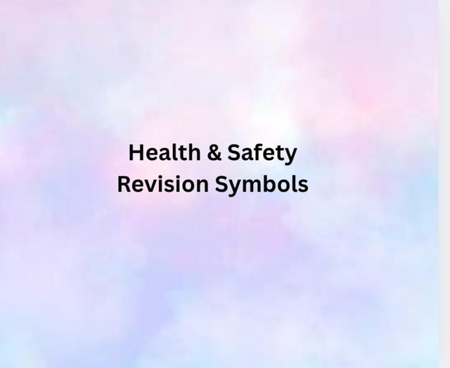 VN01 Health &amp; Safety Symbols Flashcards