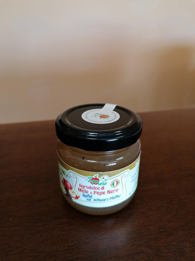 AGRODOLCE DI MELE E PEPE NERO 100 GR
