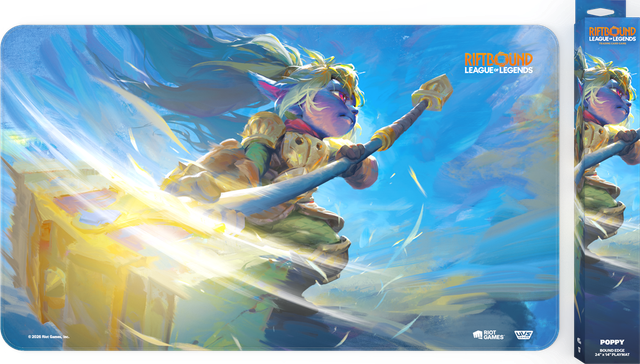 UVS Games Riftbound TCG Unleashed Playmat Poppy