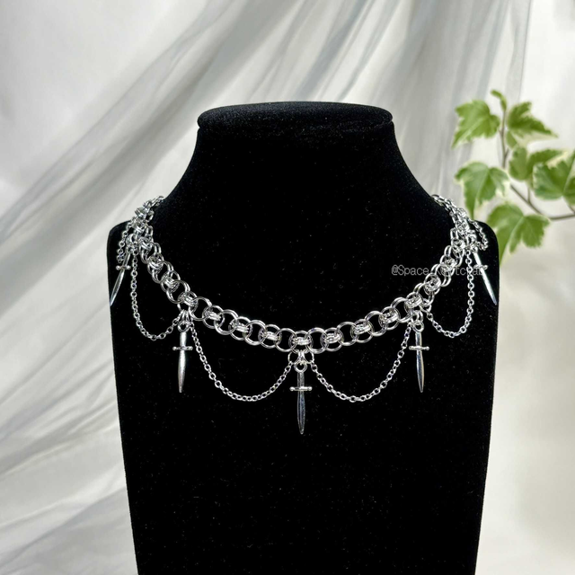 Chain mail necklace - Dame Gylda