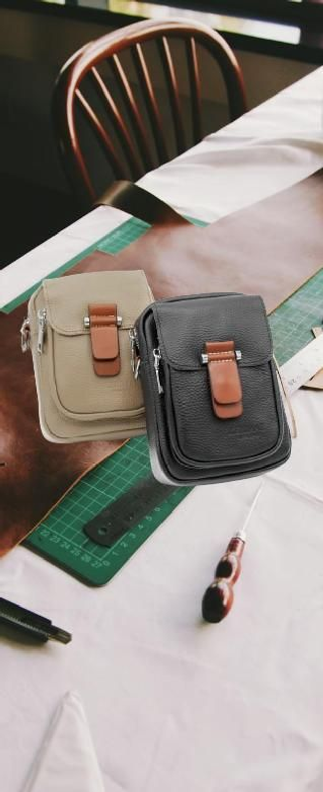 Sacoche en cuir