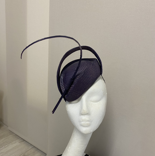 💜Deep purple headpiece 