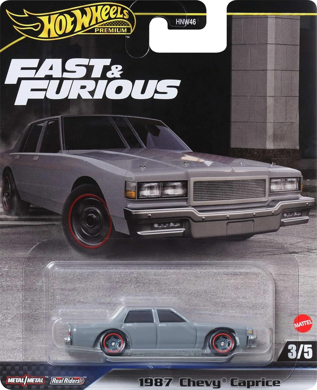 Hot Wheels Premium Fast &amp; Furious - 1987 Chevy Chevrolet Caprice in Grau