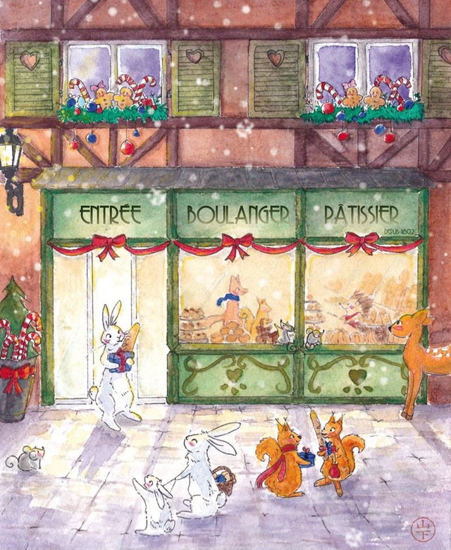 Boulangerie - tirage d'art A4